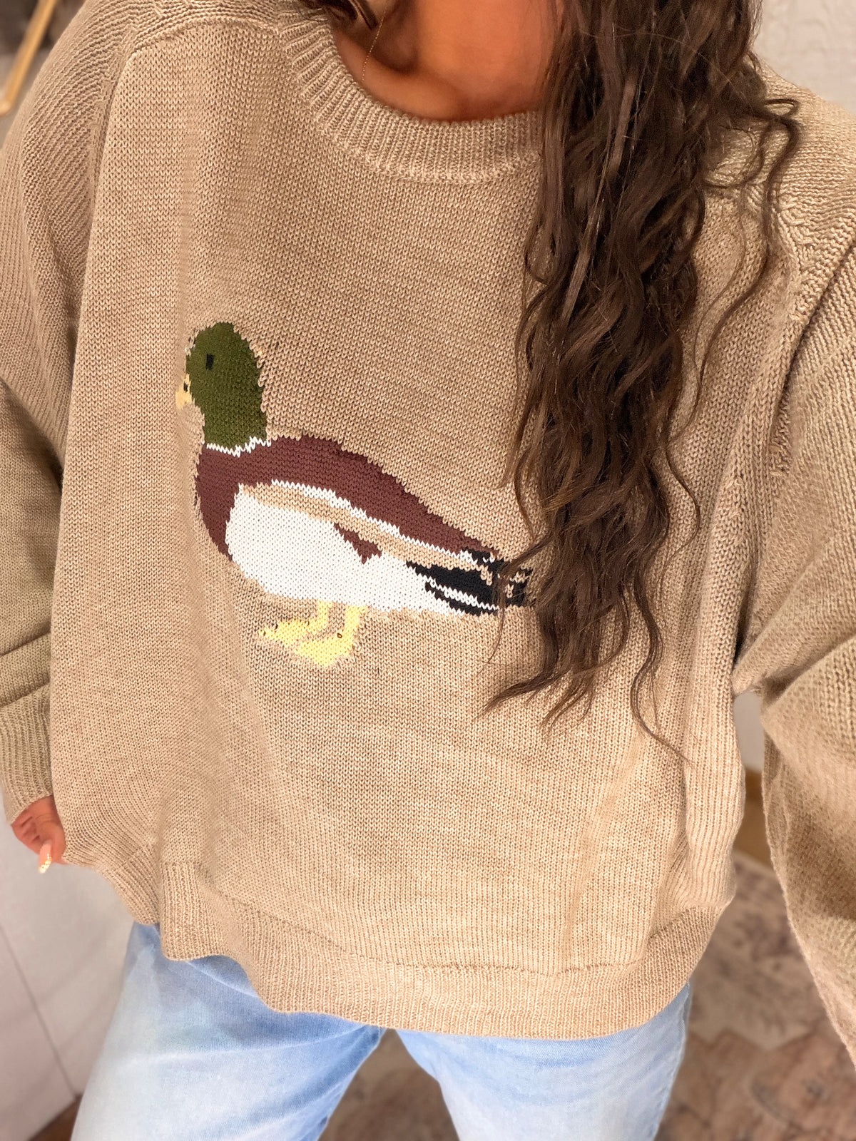 Mallard Duck Knitted Sweater