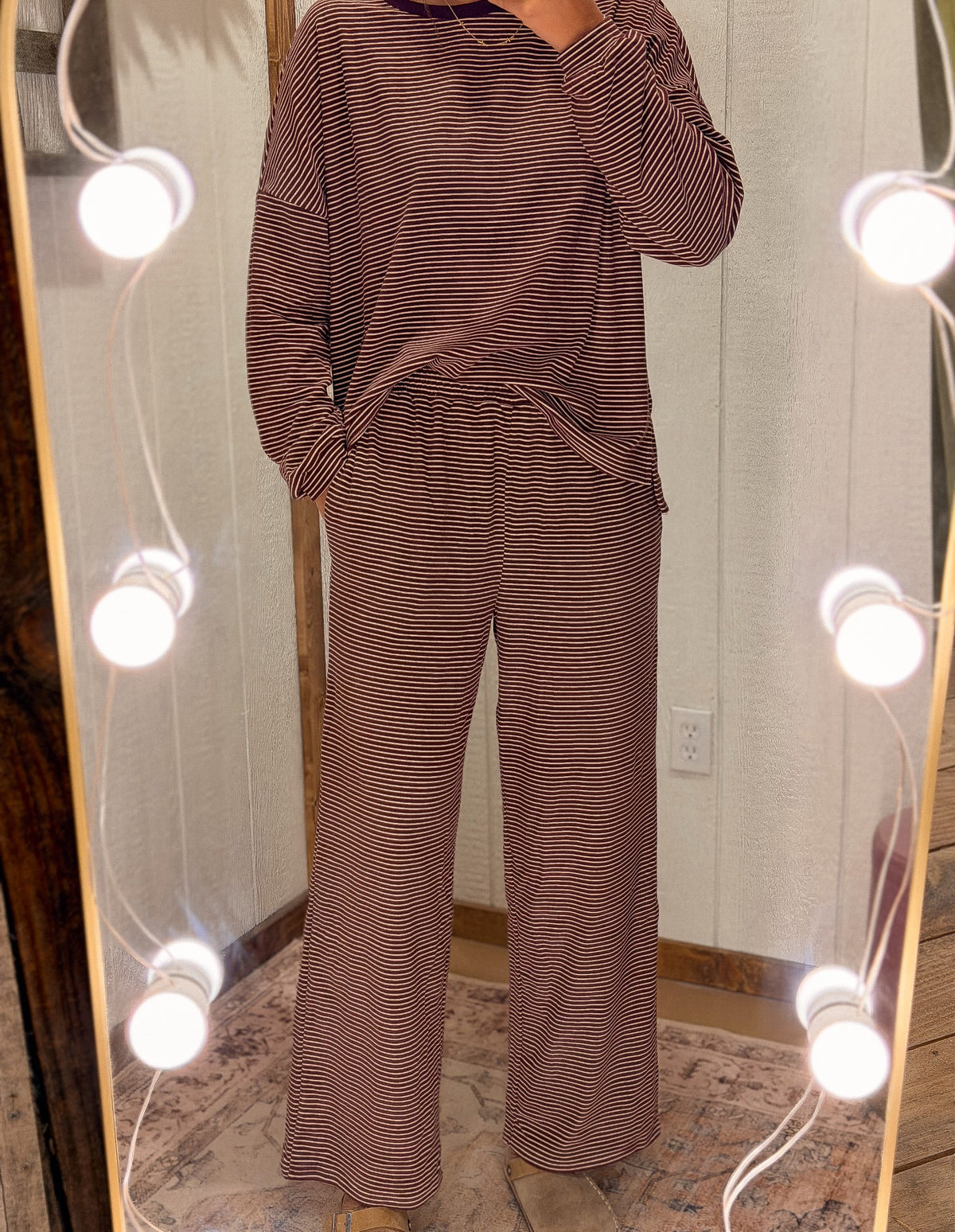 Striped Oversize Lounge Set